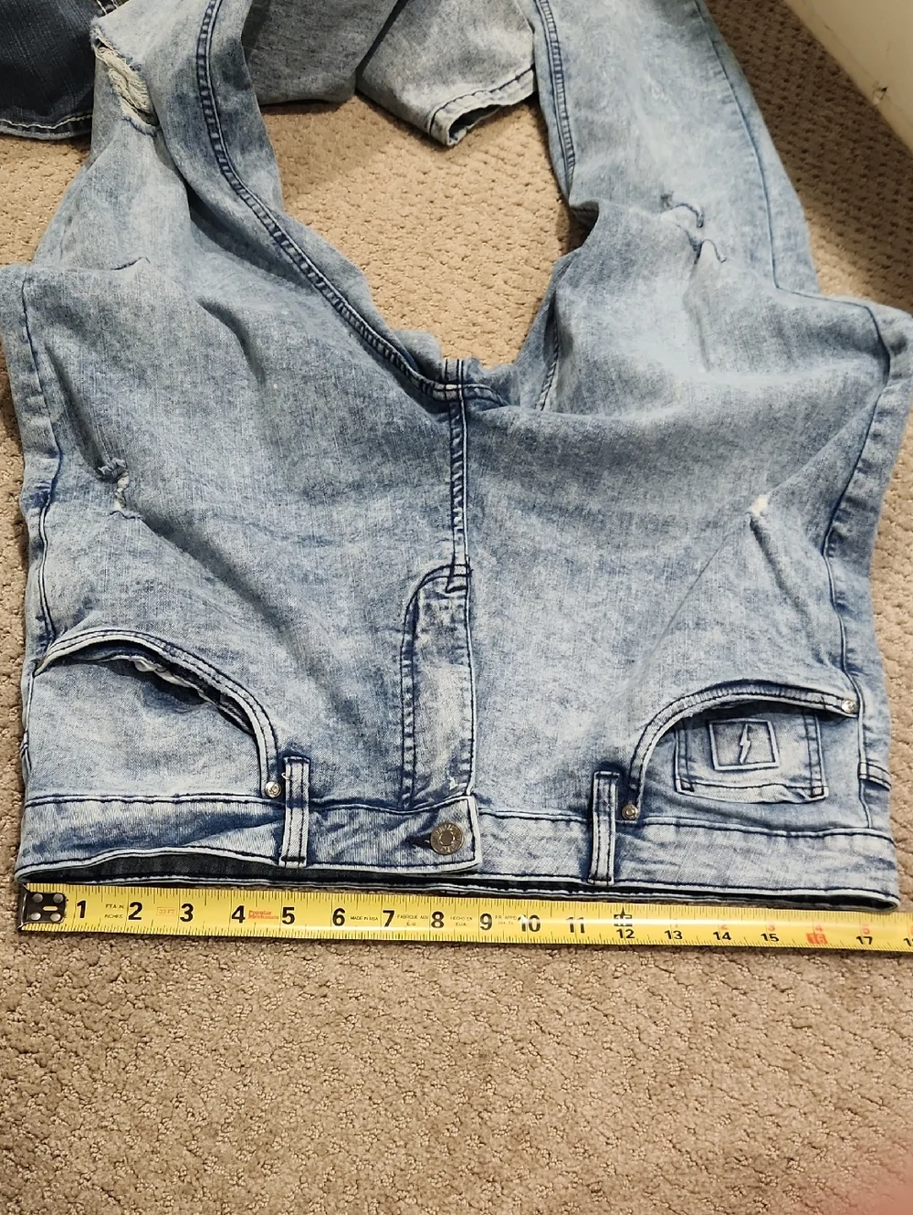 DNM Works Mens Y2K Jeans 